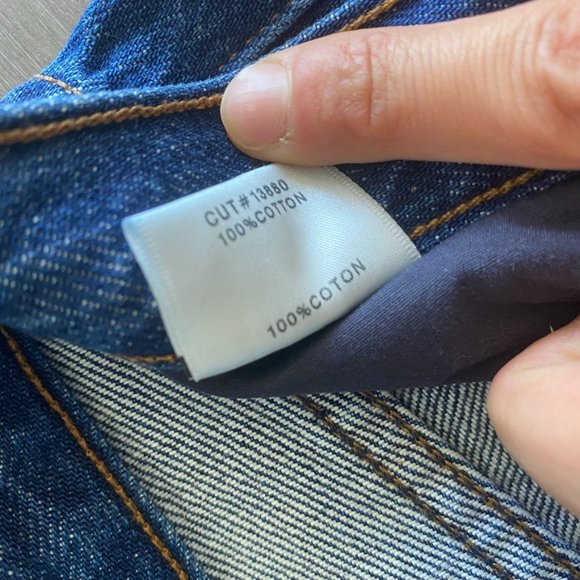 J Brand Mid-Blue “Wynne Straight High-Rise” Jeans - Picture 4 of 9